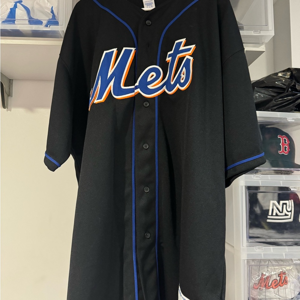 New York Mets Black Jersey size XXL Russell Athletics Brand